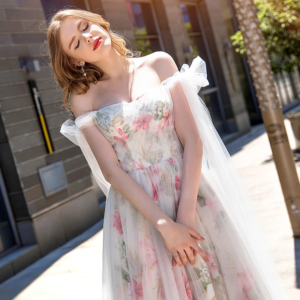 White Floral Homecoming Dresses Off The Shoulder Sparky Tulle Real Image Evening Gown Women Plus Size Sweetheart Cocktail Dress
White Floral Homecoming Dresses Off The Shoulder Sparky Tulle Real Image Evening Gown Women Plus Size Sweetheart Cocktail Dress