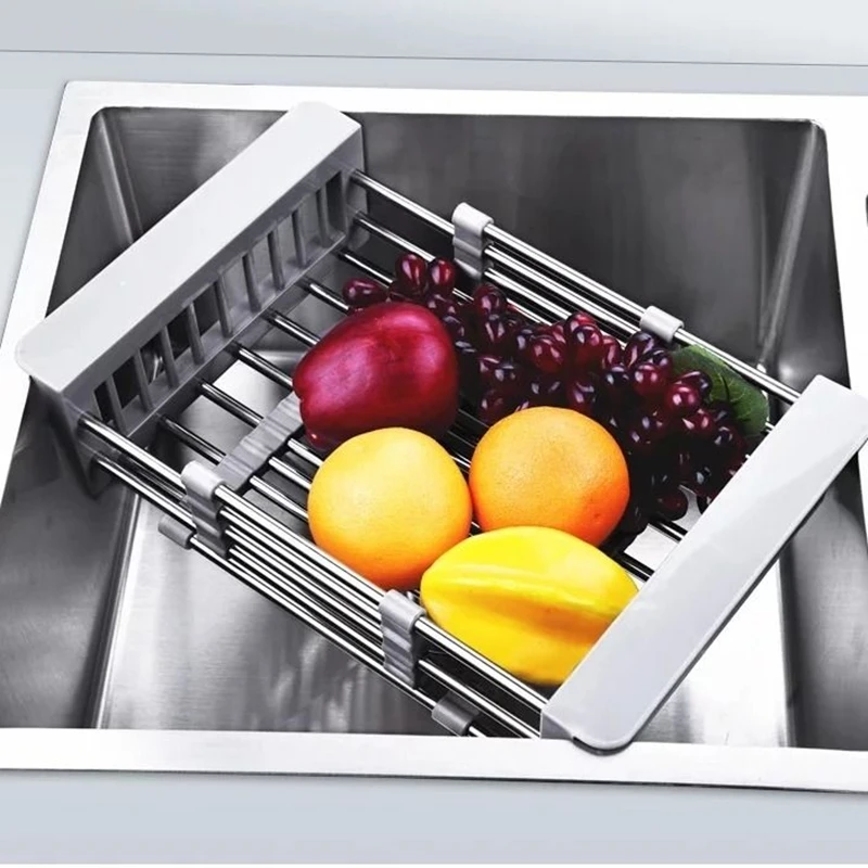 Kitchen Accessories Over Sink Drain Racks Big for Dishes Adjustable Basket Holders Vegetables Fruit Tableware Drying Organizer
Kitchen Accessories Over Sink Drain Racks Big for Dishes Adjustable Basket Holders Vegetables Fruit Tableware Drying Organizer