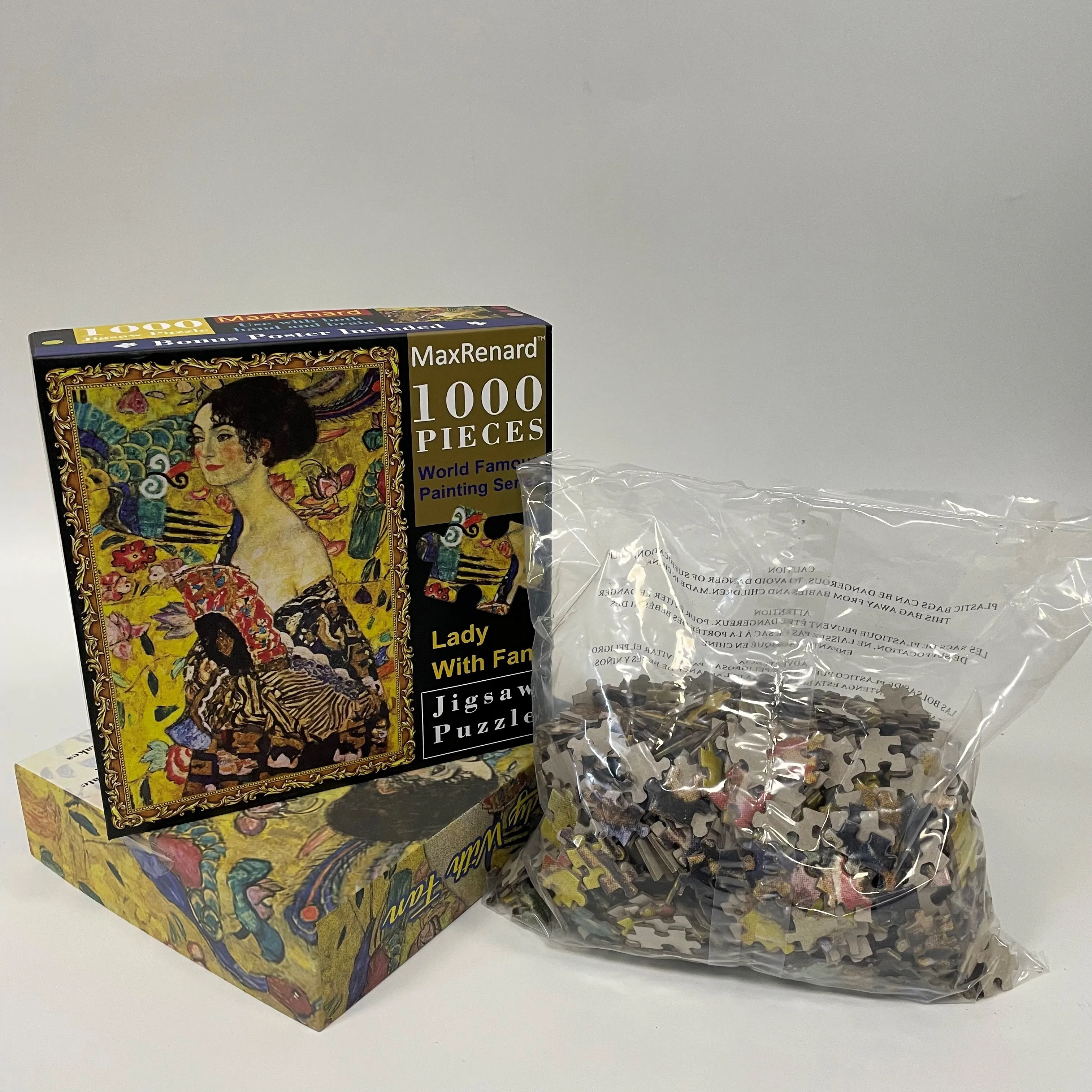 MaxRenard Thick Jigsaw Puzzles 1000 Pieces 50*70cm Masterpiece Painting Paper Interaction Develop Klimt DIY Games Deco
MaxRenard Thick Jigsaw Puzzles 1000 Pieces 50*70cm Masterpiece Painting Paper Interaction Develop Klimt DIY Games Deco