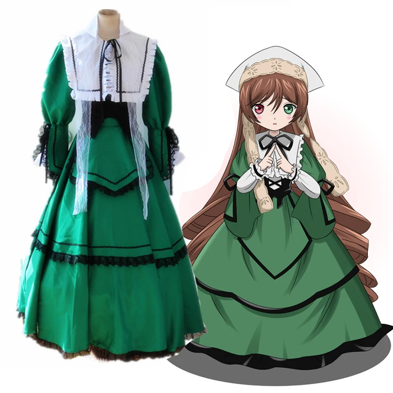 

Anime Rozen Maiden Cosplay Costumes Suiseiseki Cosplay Costume Dresses Halloween Party Women Jade Stern Cosplay Costume