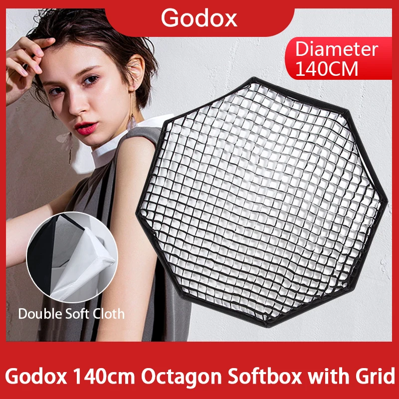 Софтбокс Godox 140 см 52 "восьмиугольная сотовая софтбокс с решеткой софтбокс с креплением Bowens триггер для студийной вспышки
Софтбокс Godox 140 см 52 "восьмиугольная сотовая софтбокс с решеткой софтбокс с креплением Bowens триггер для студийной вспышки