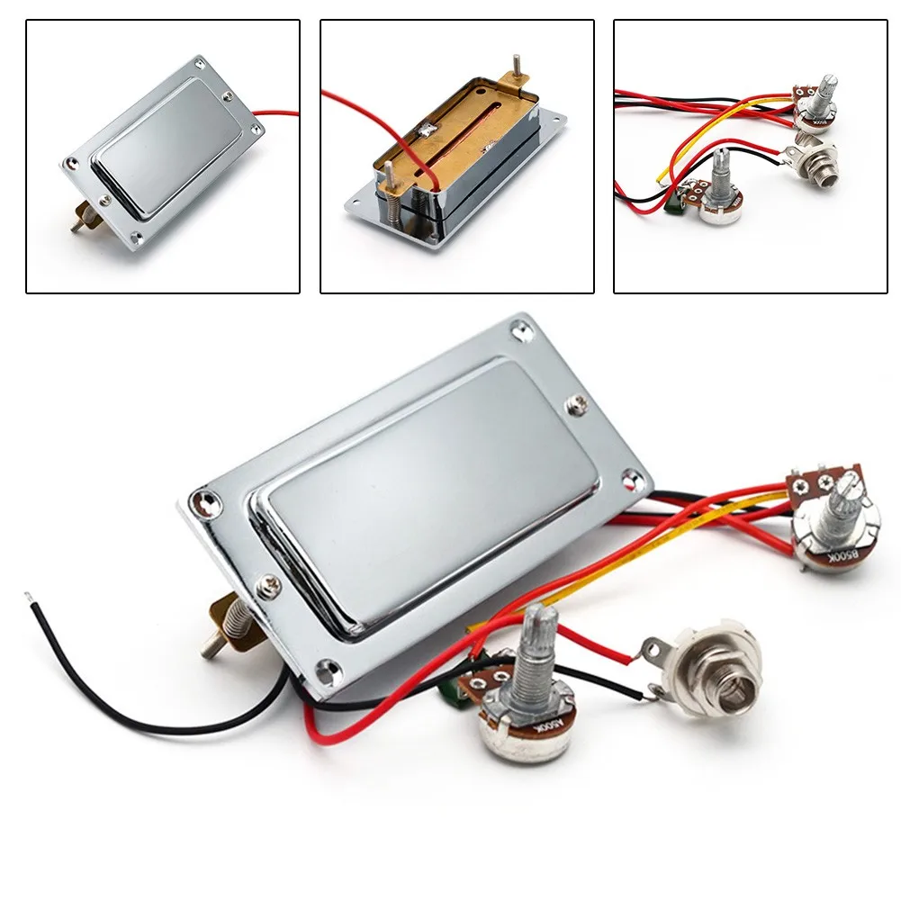 1 Set Prewired Double Coil Humbucker Guitar Pickup Electric Guitar Double Coil Humbucker Pickup Kits With 500K Potentiometer Pot
1 Set Prewired Double Coil Humbucker Guitar Pickup Electric Guitar Double Coil Humbucker Pickup Kits With 500K Potentiometer Pot