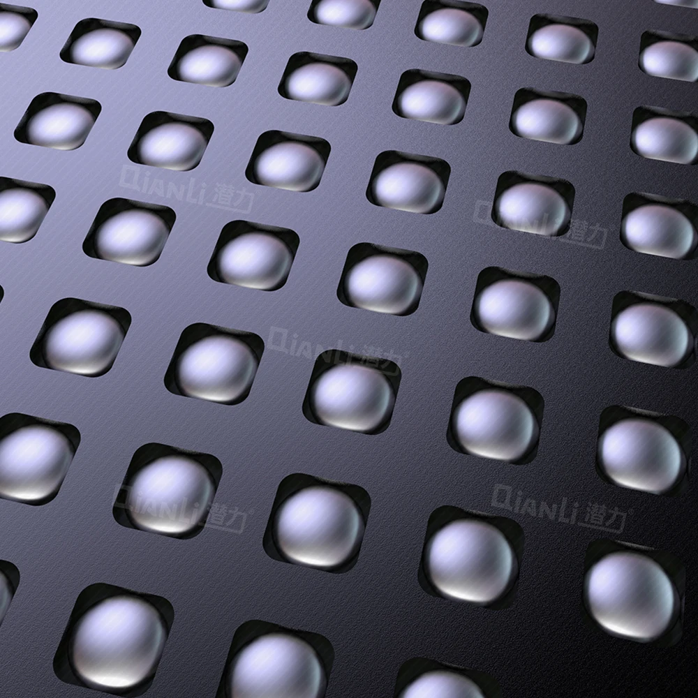 Qianli 3D Black BGA Reballing Stencil kit for iPhone 8P/8/7P/7/6SP/6S/6P/6/5S/5 Communication Baseband Module Tin Planting Plate
Qianli 3D Black BGA Reballing Stencil kit for iPhone 8P/8/7P/7/6SP/6S/6P/6/5S/5 Communication Baseband Module Tin Planting Plate