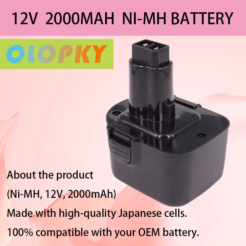 Аккумулятор для цифрового электроинструмента synerdigital, совместимый с электроинструментом DeWalt DW972KQ-2 (Ni-MH, 12 В, 2000 мАч), замена для DeWalt
Аккумулятор для цифрового электроинструмента synerdigital, совместимый с электроинструментом DeWalt DW972KQ-2 (Ni-MH, 12 В, 2000 мАч), замена для DeWalt