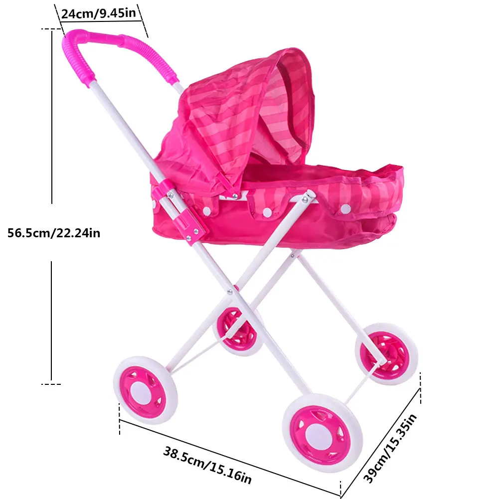 Children Doll Trolley Boys And Girls Toy Cart Simulated Doll Toy Doll Accessories Pink Baby Stroller Infant Carriage Stroller
Children Doll Trolley Boys And Girls Toy Cart Simulated Doll Toy Doll Accessories Pink Baby Stroller Infant Carriage Stroller