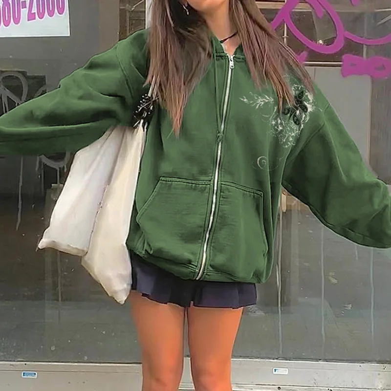 Y2k Printed Jackets Goth Grunge Fairycore Plus Size Hoodies Women Coat Loose Sweatshirts Vintage Harajuku 90s Clothes for Teens
Y2k Printed Jackets Goth Grunge Fairycore Plus Size Hoodies Women Coat Loose Sweatshirts Vintage Harajuku 90s Clothes for Teens