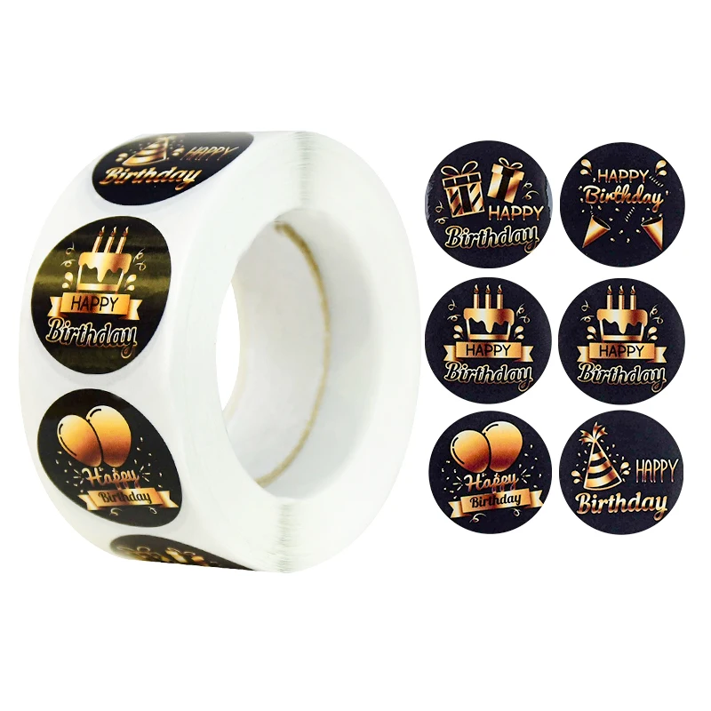 500pcs 2.5cm Happy Birthday Stickers Gift Packaging Seal Labels Greeting Card Tags For Baby Shower Kids Birthday Party Supplies
500pcs 2.5cm Happy Birthday Stickers Gift Packaging Seal Labels Greeting Card Tags For Baby Shower Kids Birthday Party Supplies