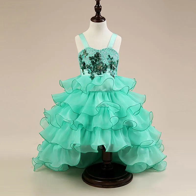 New Customized Flower Girl Dress Organza Lace Top Wedding Party Gowns for Children Girls Pageant Dress
New Customized Flower Girl Dress Organza Lace Top Wedding Party Gowns for Children Girls Pageant Dress