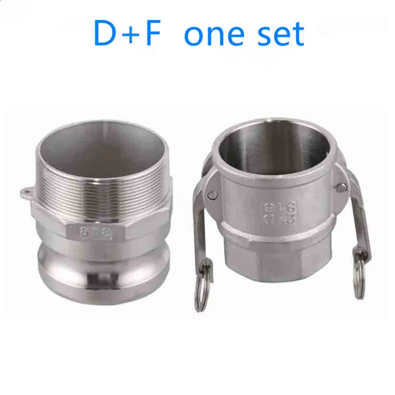 D+F one set of Camlock Fitting Adapter Homebrew 304 Stainless Steel Connector Quick Release Coupler 1/2"3/4"1” 1-1/4"1-1/2"
D+F one set of Camlock Fitting Adapter Homebrew 304 Stainless Steel Connector Quick Release Coupler 1/2"3/4"1” 1-1/4"1-1/2"
