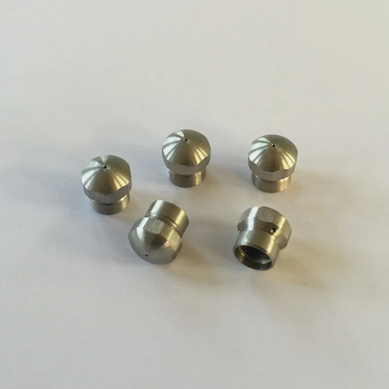 1/8" Stainless Steel High Pressure Pipe Drain Sewer Cleaning Dredging Nozzle Cleaning Nozzle Power Accessories High Quality
1/8" Stainless Steel High Pressure Pipe Drain Sewer Cleaning Dredging Nozzle Cleaning Nozzle Power Accessories High Quality