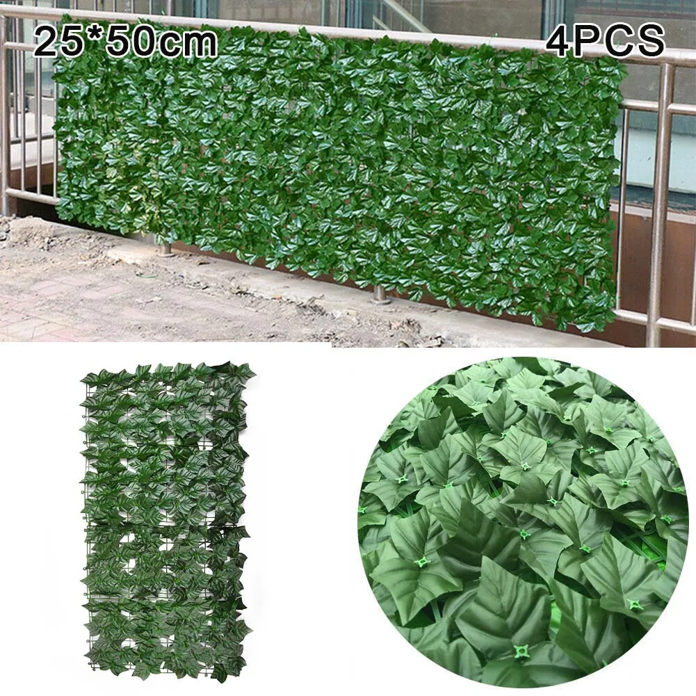 4PCS Artificial Hedge Garden Fence Privacy Screen Mesh Outdoor Garden Decor 25*50CM Plant Rattan Gates Fence Trellis 2021
4PCS Artificial Hedge Garden Fence Privacy Screen Mesh Outdoor Garden Decor 25*50CM Plant Rattan Gates Fence Trellis 2021