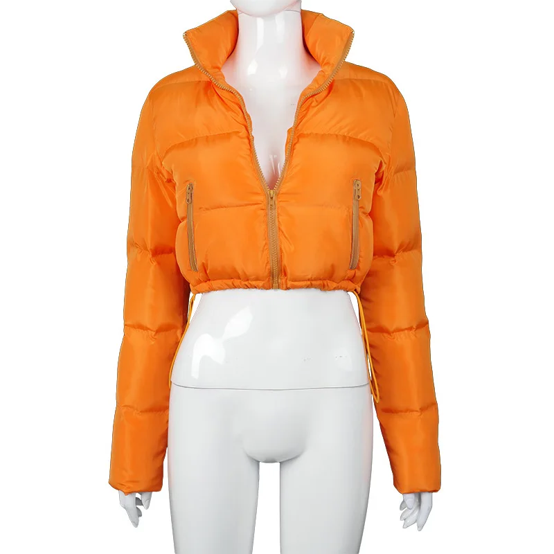 Новая трендовая куртка-пуховик для женщин зимняя одежда теплая парка модная