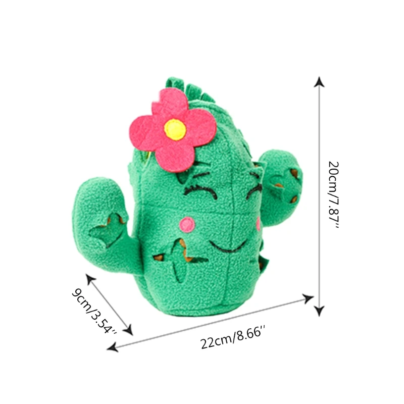 Dog Snuffle Mat Interactive Cactus Chewing Toy Game Puzzle Dog Nosework Training Educational Ball Toys Relieve Stress
Dog Snuffle Mat Interactive Cactus Chewing Toy Game Puzzle Dog Nosework Training Educational Ball Toys Relieve Stress
