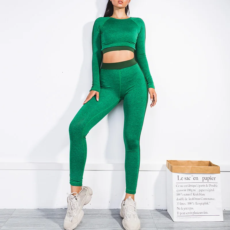 Женский спортивный костюм 2 шт./компл., комплект для йоги, облегающий спортивный костюм для занятий спортом, для бега, спортивный костюм + шта... 
Женский спортивный костюм 2 шт./компл., комплект для йоги, облегающий спортивный костюм для занятий спортом, для бега, спортивный костюм + шта...