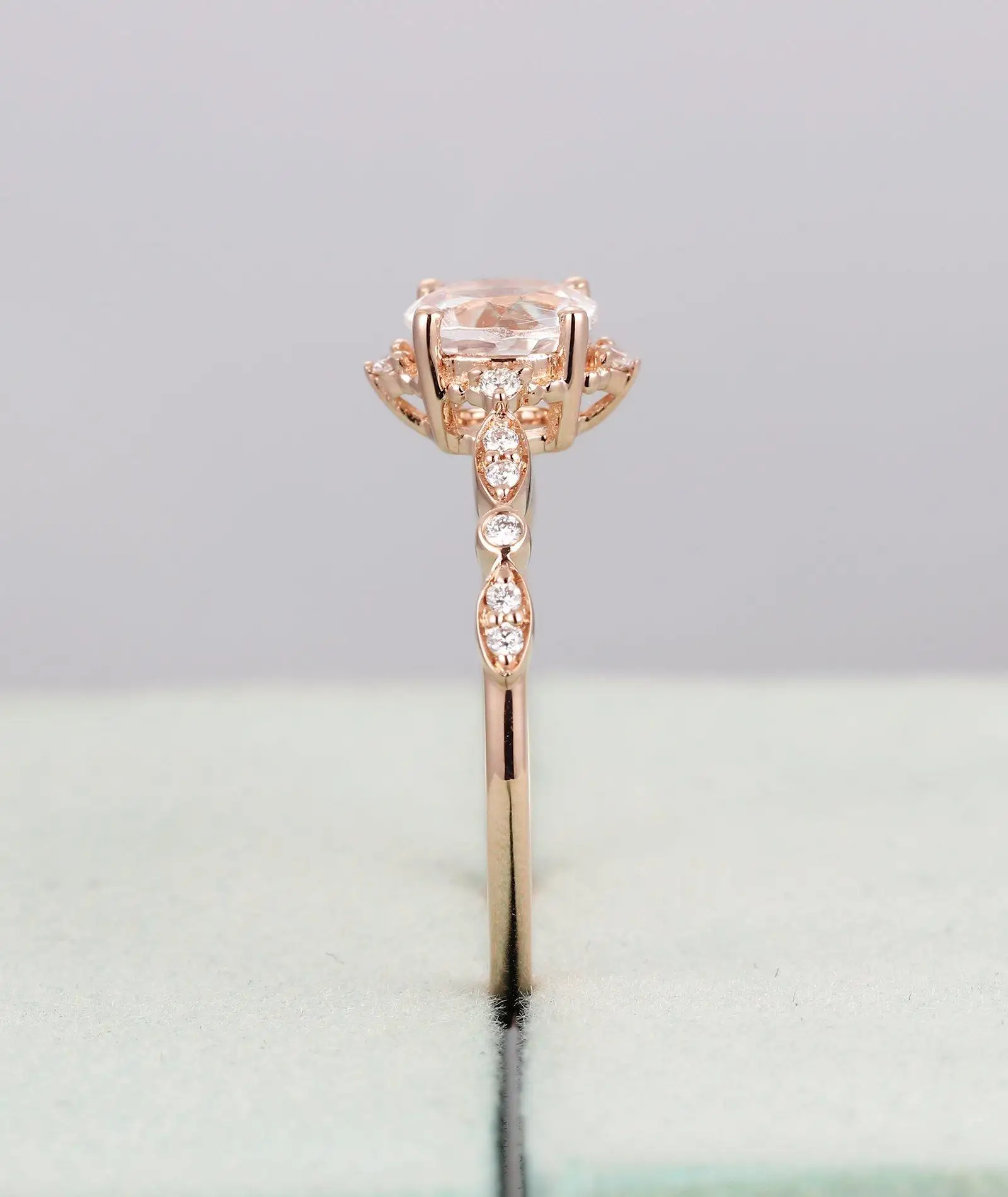 14K Rose Gold Princess Ring for Beauty Women Luxury Wedding Jewelry Engagement Gemstone Anillos Bague Etoile Topaz Diamond Rings
14K Rose Gold Princess Ring for Beauty Women Luxury Wedding Jewelry Engagement Gemstone Anillos Bague Etoile Topaz Diamond Rings
