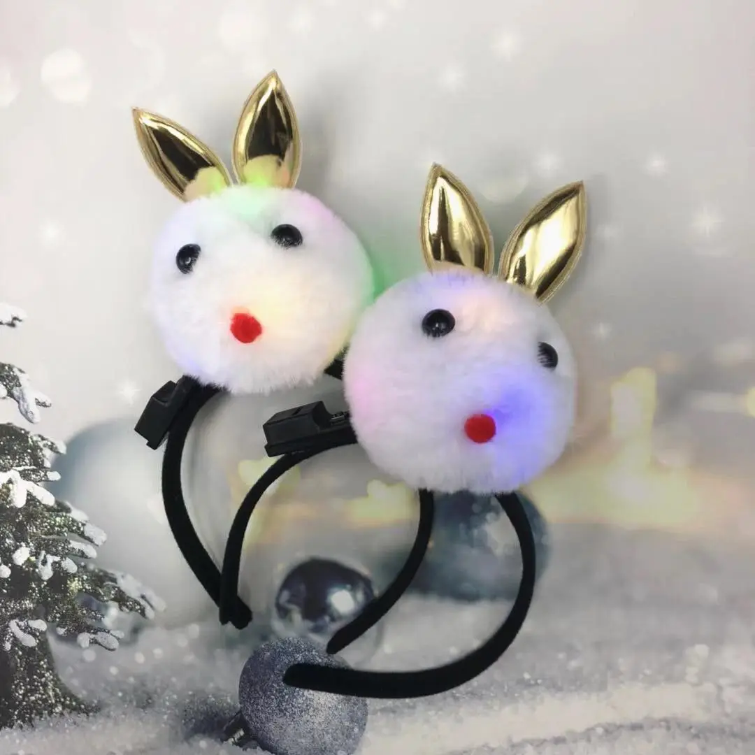 10pcs LED Light Cute Rabbit Glow Headband Flashing Bunny Hair Band Hoop Toy Party Cosplay Birthday Wedding Halloween
10pcs LED Light Cute Rabbit Glow Headband Flashing Bunny Hair Band Hoop Toy Party Cosplay Birthday Wedding Halloween