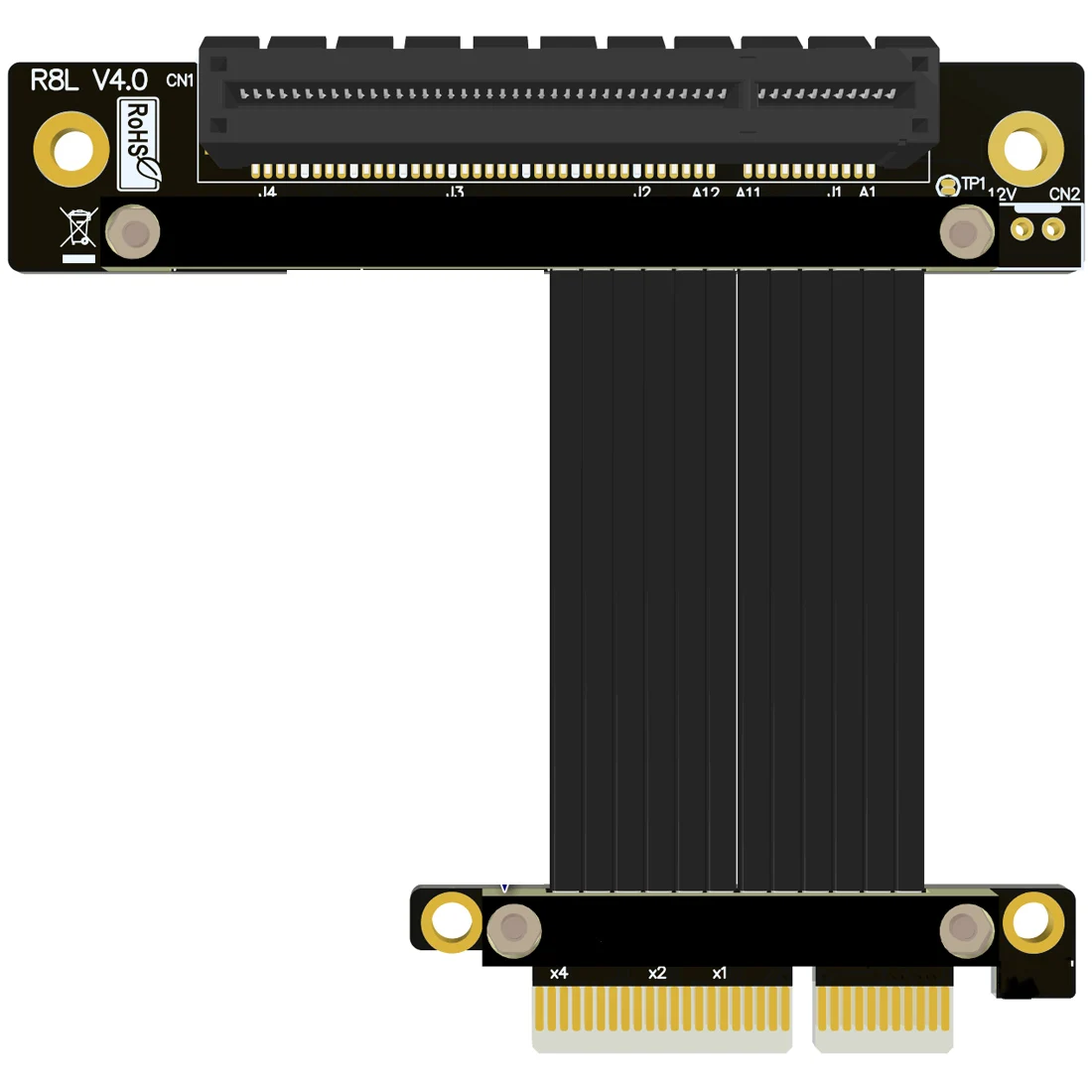 PCI-E X4 To X8 Extension Cable PCIe 4.0 Gen3 32G/bps High Speed 8X 4X Riser Cable 90/180 Degree Connector for Graphics Card
PCI-E X4 To X8 Extension Cable PCIe 4.0 Gen3 32G/bps High Speed 8X 4X Riser Cable 90/180 Degree Connector for Graphics Card