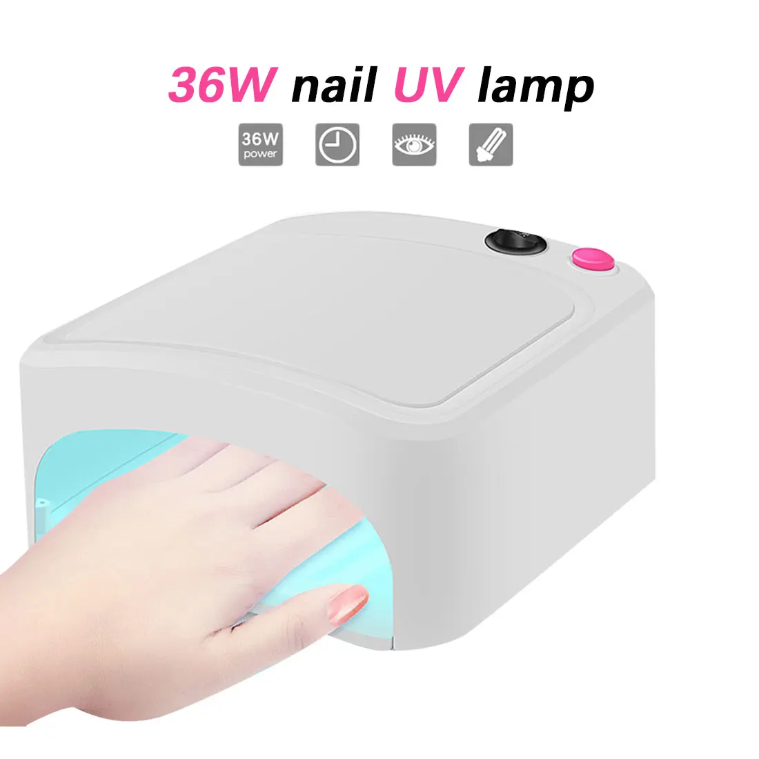 36W Lamp UV manicure UV LED Lamp Nail Gel Dryer Machine Portable Polish Nail Art Tools 120s Quick Dry UV Curing Lamp
36W Lamp UV manicure UV LED Lamp Nail Gel Dryer Machine Portable Polish Nail Art Tools 120s Quick Dry UV Curing Lamp