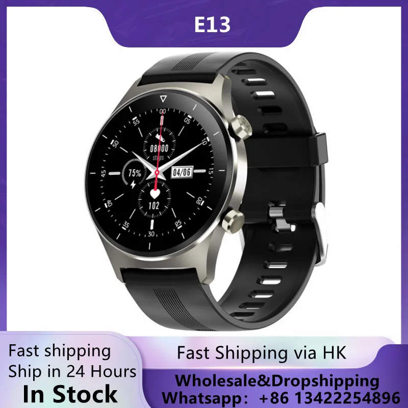 E13 Smart Watch Women Men IP68 Waterproof Heart Rate Full Touch Screen Custom Face Multi-Mode Sports Smartwatch For Androd IOS
E13 Smart Watch Women Men IP68 Waterproof Heart Rate Full Touch Screen Custom Face Multi-Mode Sports Smartwatch For Androd IOS
