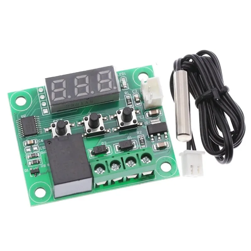 1PCS 12V digital Temperature thermostat Temperature controller sensor relay switch housing -50℃-110℃ W1209 
1PCS 12V digital Temperature thermostat Temperature controller sensor relay switch housing -50℃-110℃ W1209