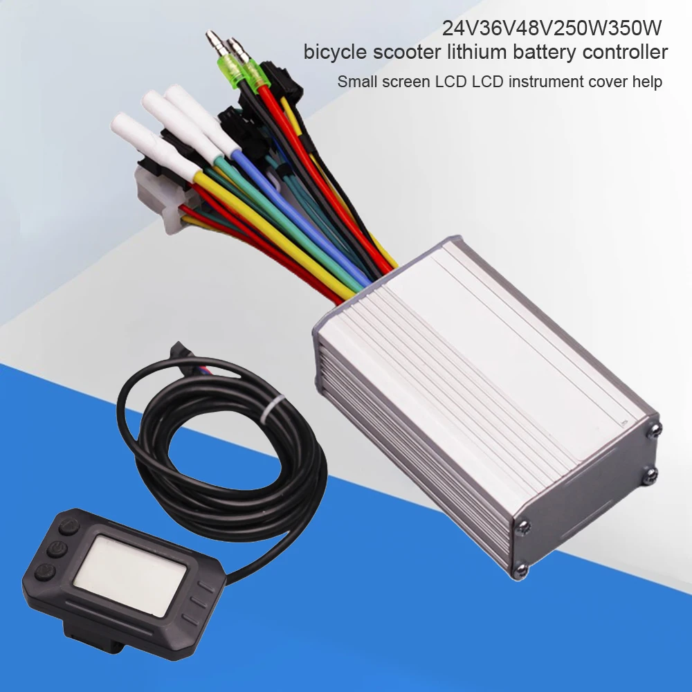 

S6-61/S6-51 Electric Scooter Brushless Controller Set 24V/36V/48V 250W/350W Waterproof LCD Display Panel E-Bike Motor Controller