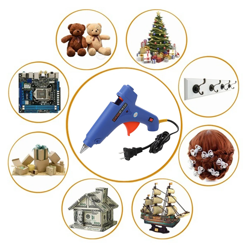 Portable 220V 100W Hot Melt Glue Gun Electrosol Temperature Repair DIY Tool Connection Glue Stick Crafts High Temp Heater
Portable 220V 100W Hot Melt Glue Gun Electrosol Temperature Repair DIY Tool Connection Glue Stick Crafts High Temp Heater