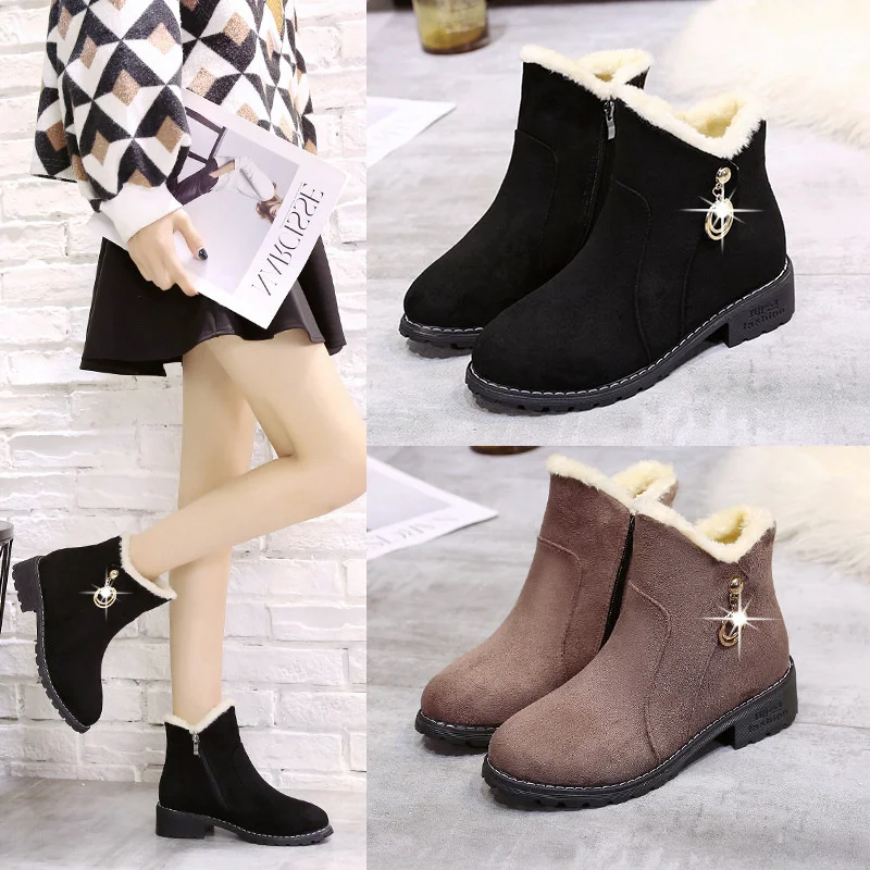 Snow Boots Women Shoes Bottine Femme Ankle Boots Winter Botas De Mujer on Flat Casual Shoes 2021Waterproof Ultralight Footwear
Snow Boots Women Shoes Bottine Femme Ankle Boots Winter Botas De Mujer on Flat Casual Shoes 2021Waterproof Ultralight Footwear