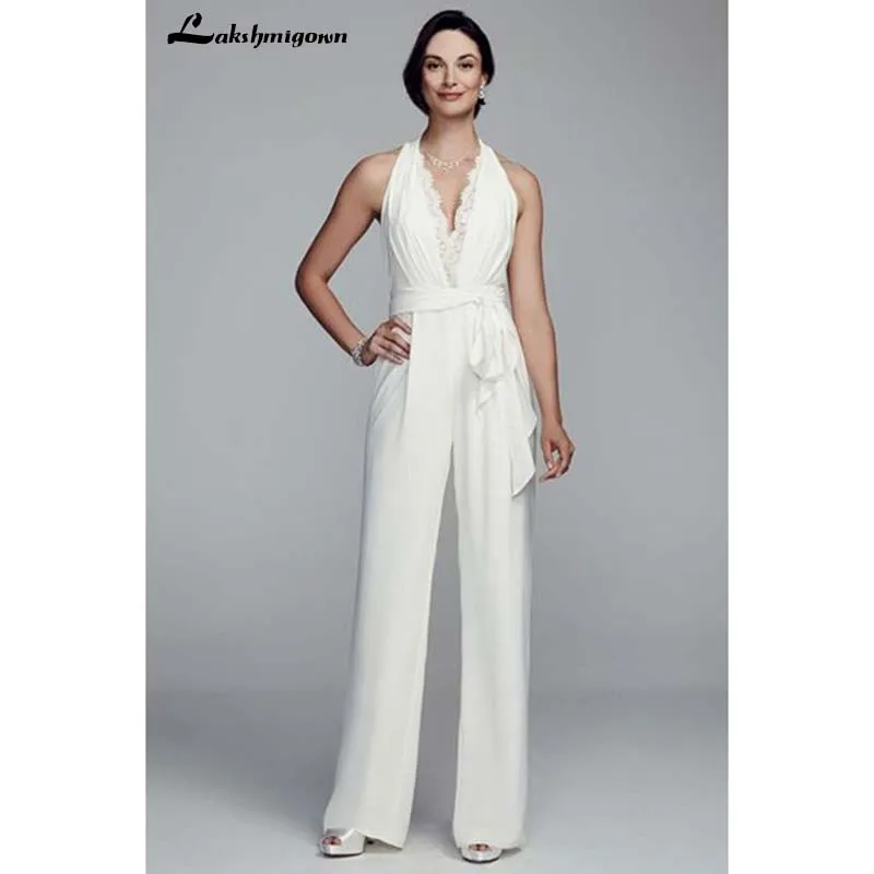 Gorgeous Pantsuits and Jumpsuits for Brides White Wedding Dresses Jumpsuits Sexy Lace boho Bridal Gowns
Gorgeous Pantsuits and Jumpsuits for Brides White Wedding Dresses Jumpsuits Sexy Lace boho Bridal Gowns
