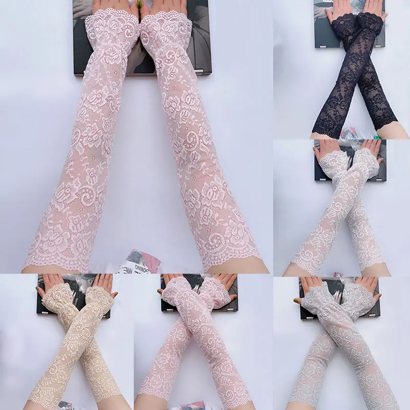 Эластичные ледяные рукава, летние кружевные полые солнцезащитные рукава, сексуальные тянущиеся Свадебные рукава, уход за руками против УФ-... 
Эластичные ледяные рукава, летние кружевные полые солнцезащитные рукава, сексуальные тянущиеся Свадебные рукава, уход за руками против УФ-...