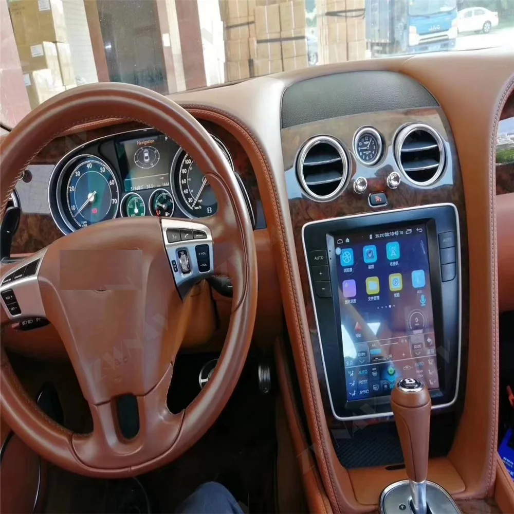 Автомобильный мультимедийный проигрыватель AOTSR Android 9 0 Tesla с GPS-навигацией радио