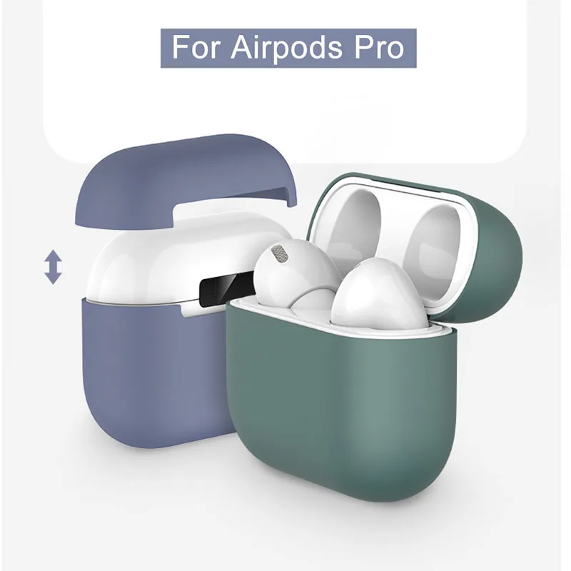 Силиконовый чехол для Apple Airpods Pro Наушники AirPods Чехол беспроводной bluetooth гарнитуры