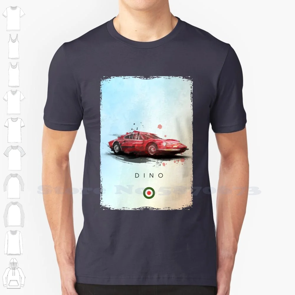 Крутая модная футболка Ferrari Dino с акварельными красками, модная футболка, классический автомобиль Ferrari Dino Gt, винтажный спортивный суперкар
Крутая модная футболка Ferrari Dino с акварельными красками, модная футболка, классический автомобиль Ferrari Dino Gt, винтажный спортивный суперкар