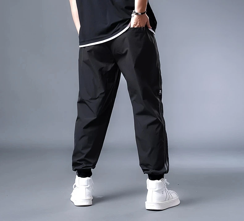 high quality summer men casual simple striped pants plus size 7XL fashion high street pants korea style loose pencil pants thin
high quality summer men casual simple striped pants plus size 7XL fashion high street pants korea style loose pencil pants thin