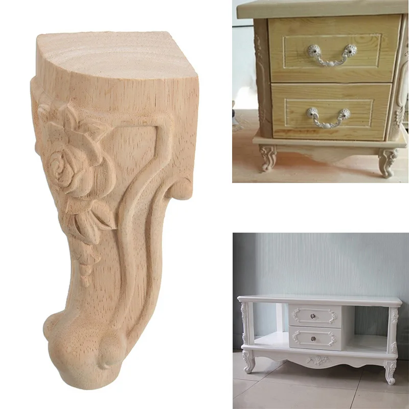 4PCS 10x6cm European Style Solid Wood Carved Furniture Foot Legs TV Cabinet Seat Feets
4PCS 10x6cm European Style Solid Wood Carved Furniture Foot Legs TV Cabinet Seat Feets