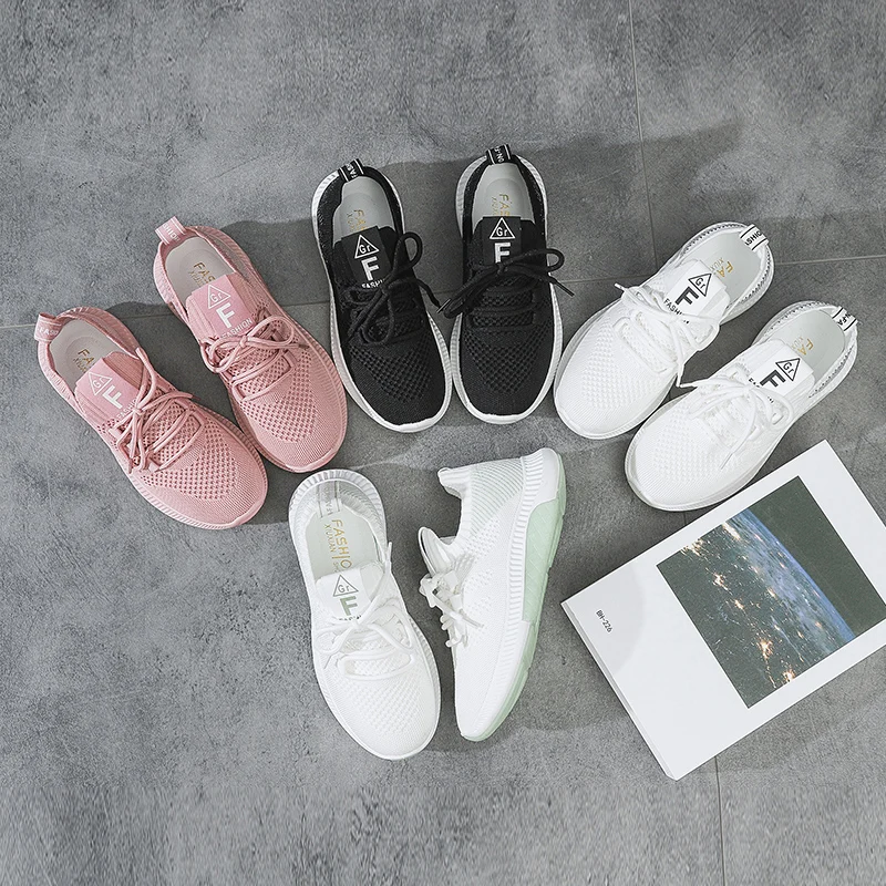 2020 Autumn New Breathable Knitted Mesh Sneakers for Female Students Fashion All-match Casual Shoes Light White Shoes
2020 Autumn New Breathable Knitted Mesh Sneakers for Female Students Fashion All-match Casual Shoes Light White Shoes