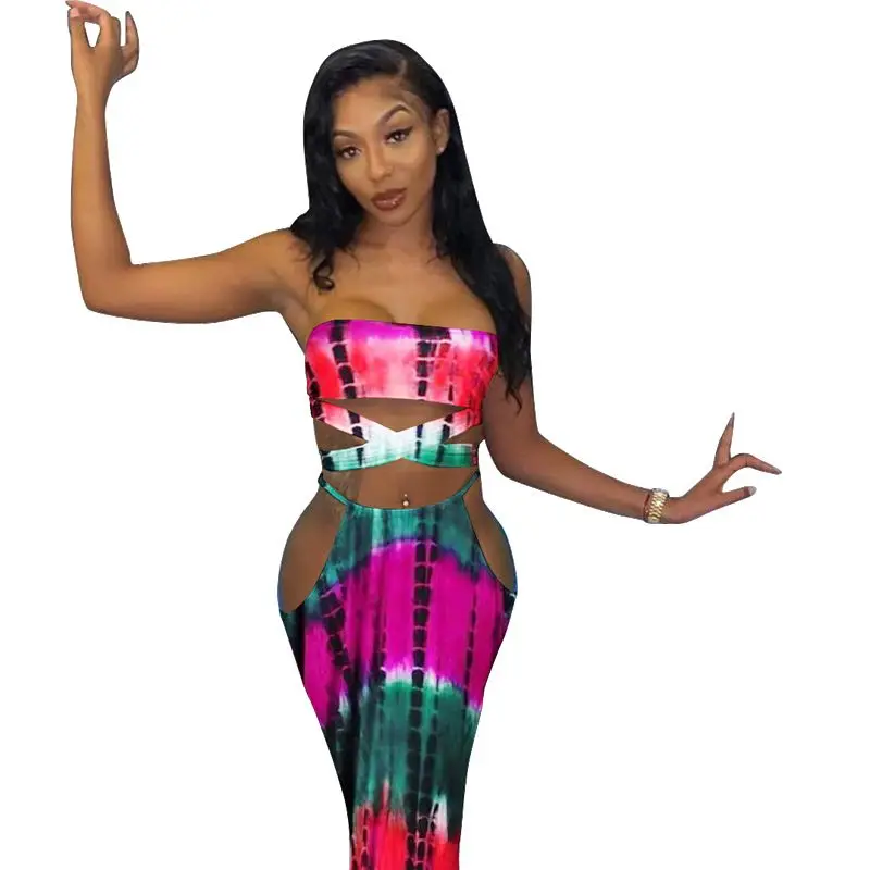 European and American Women's Clothing ForeignTrade Summe Printed Chest Fashion Sexy Two-Piece Skirt
European and American Women's Clothing ForeignTrade Summe Printed Chest Fashion Sexy Two-Piece Skirt