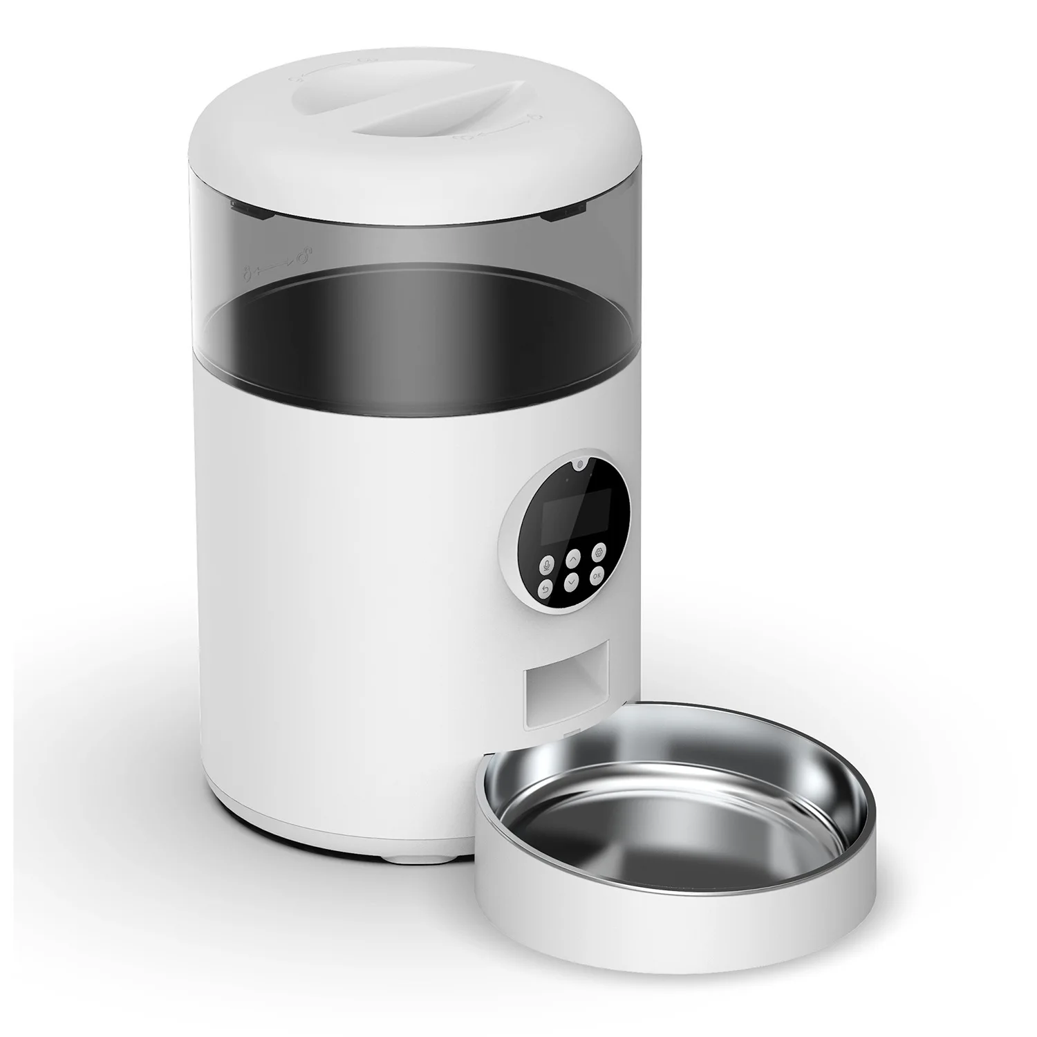 Remote App Controlled Pet Cat Smart Food Container Electronic Dispenser Feeder Automatic Feeding Machine Device For Cats Dogs
Remote App Controlled Pet Cat Smart Food Container Electronic Dispenser Feeder Automatic Feeding Machine Device For Cats Dogs