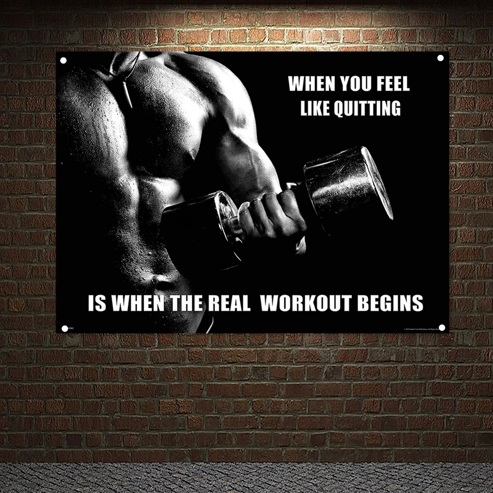 Sign Motivational Poster Wall Art Canvas Painting Stickers Man Muscular Body Flags Workout Bodybuilding Banners Gym Wall Decor
Sign Motivational Poster Wall Art Canvas Painting Stickers Man Muscular Body Flags Workout Bodybuilding Banners Gym Wall Decor