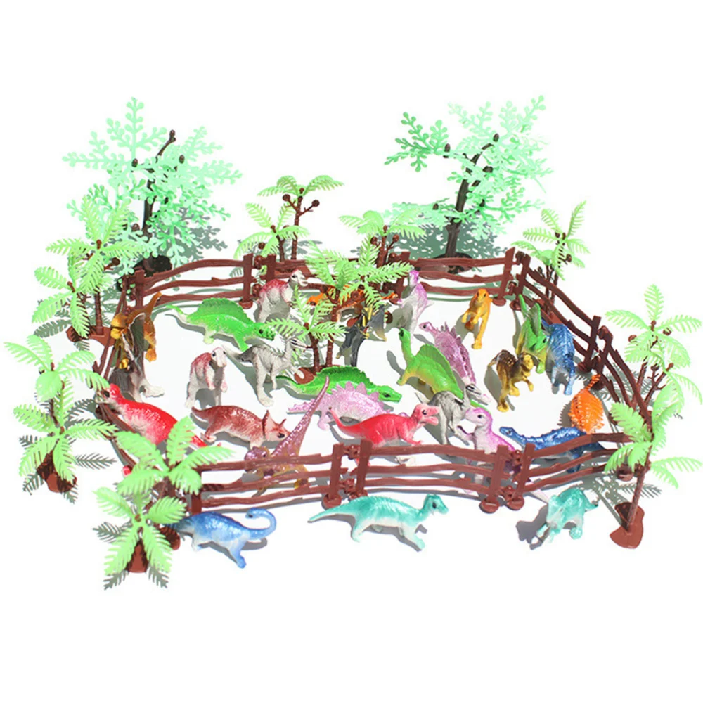 46pcs Mini Set Figures Realistic Model with Tree Fence Scene Props
46pcs Mini Set Figures Realistic Model with Tree Fence Scene Props