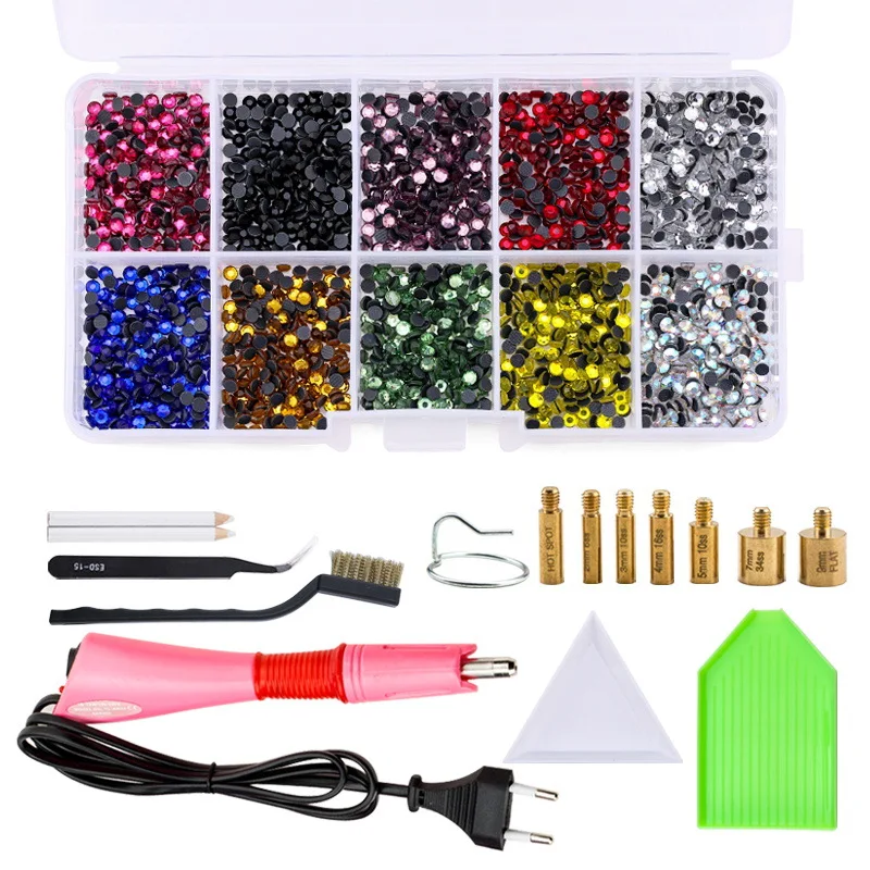 DMCHot Rhinestone Set Hot Melt Adhesive Flat Bottom Rhinestone Clothing DIY Hot Rhinestone Shoes Bag Dance Skirt Accessories Set
DMCHot Rhinestone Set Hot Melt Adhesive Flat Bottom Rhinestone Clothing DIY Hot Rhinestone Shoes Bag Dance Skirt Accessories Set