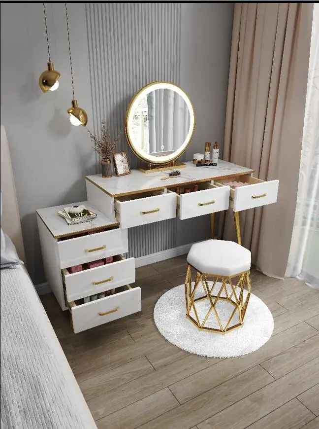 Simple dressing table light luxury net red dressing table Nordic storage cabinet one princess imitation marble dressing table
Simple dressing table light luxury net red dressing table Nordic storage cabinet one princess imitation marble dressing table