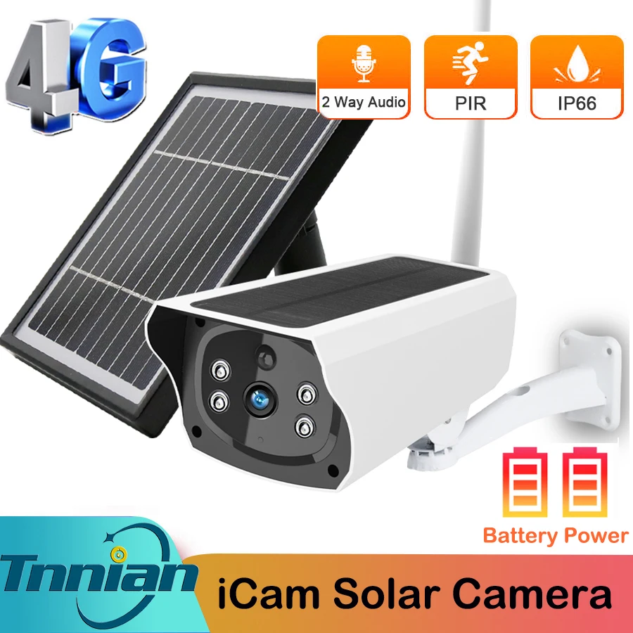 4G SIM Card IP Camera Outdoor 1080P CCTV Camera Home Security Battery Power Camera External 3.3W Solar Panel Color Night Vision
4G SIM Card IP Camera Outdoor 1080P CCTV Camera Home Security Battery Power Camera External 3.3W Solar Panel Color Night Vision