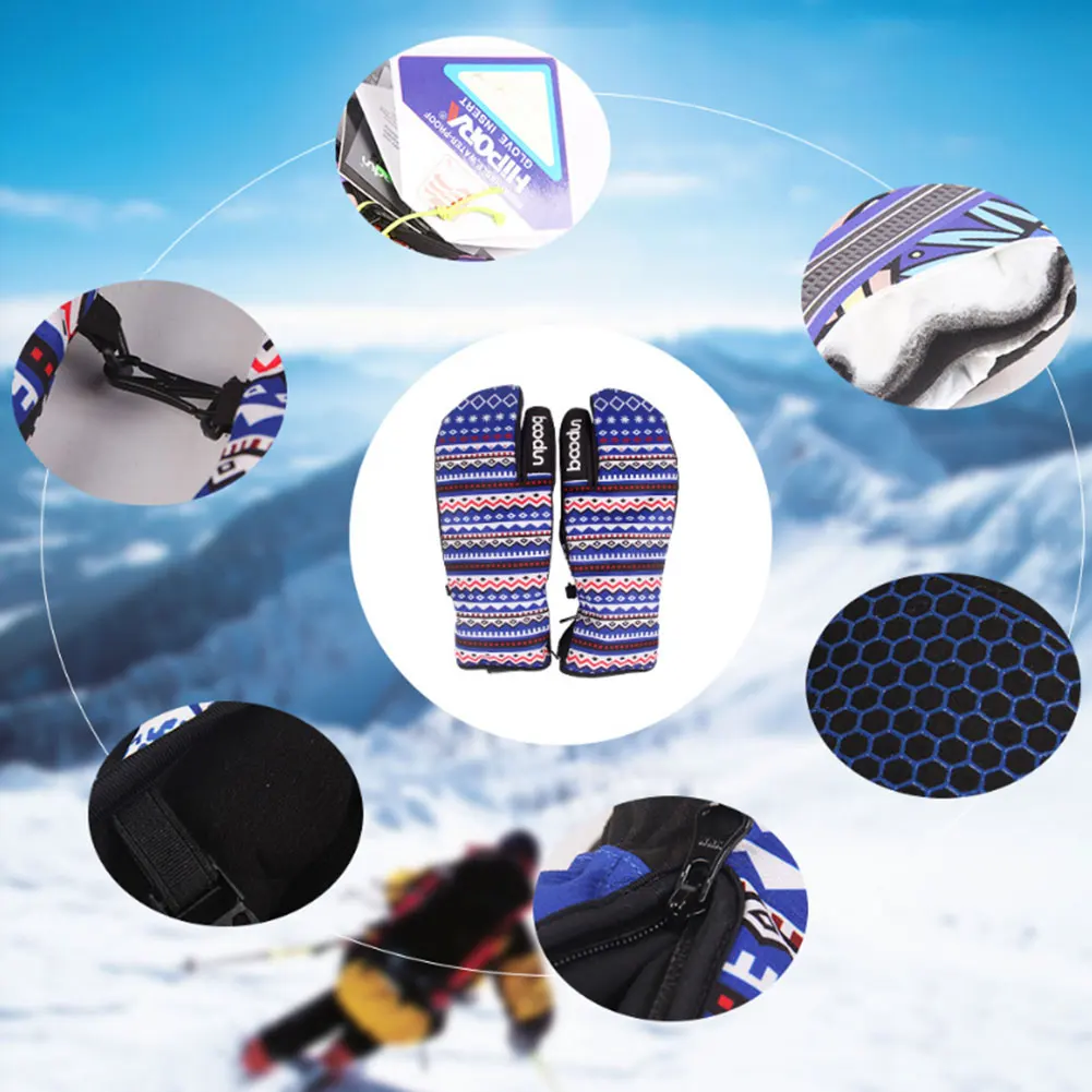 1 Pair Protective Keep Warm Anti Skid Water Resistant Wind Proof Outdoor Camping Ski Gloves Climbing Zippered Winter Sports
1 Pair Protective Keep Warm Anti Skid Water Resistant Wind Proof Outdoor Camping Ski Gloves Climbing Zippered Winter Sports