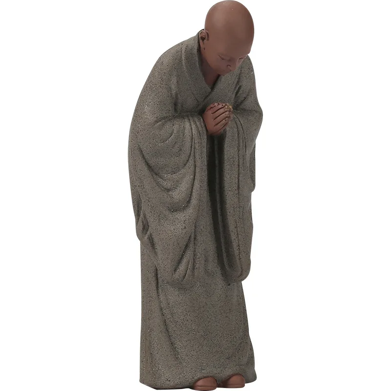 Purple-grit Buddhist Monk Wishing Statues Ornaments Home Decoration Gift Figurines Office Tabletop Handcrafts Tea Pet Decoration
Purple-grit Buddhist Monk Wishing Statues Ornaments Home Decoration Gift Figurines Office Tabletop Handcrafts Tea Pet Decoration