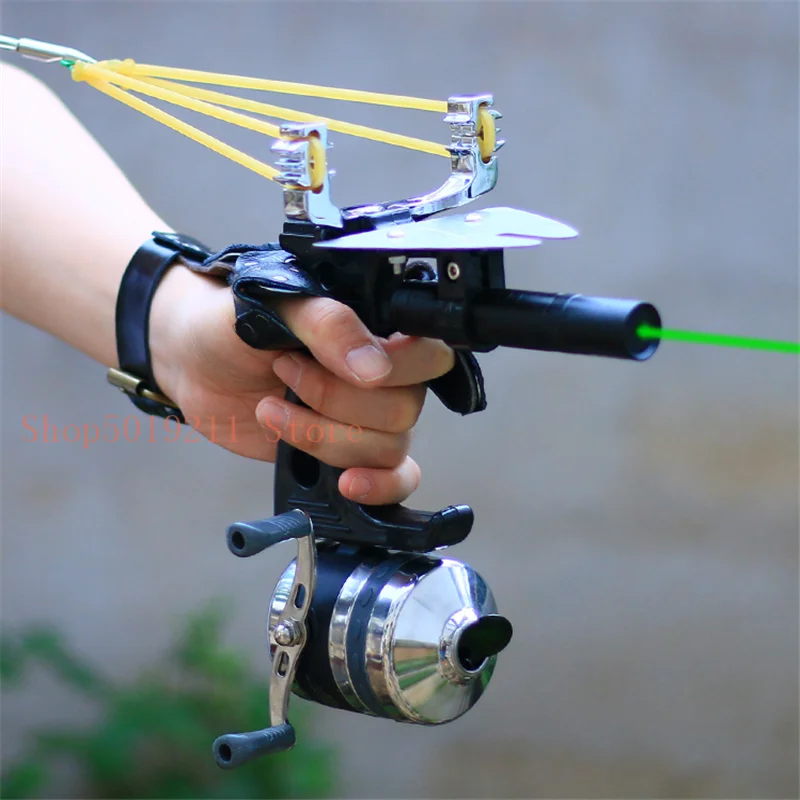 Powerful Alloy Fish Shooting Slingshot with Rubber Band Infrared Laser Aiming High Precision Outdoor Hunting Accessories
Powerful Alloy Fish Shooting Slingshot with Rubber Band Infrared Laser Aiming High Precision Outdoor Hunting Accessories