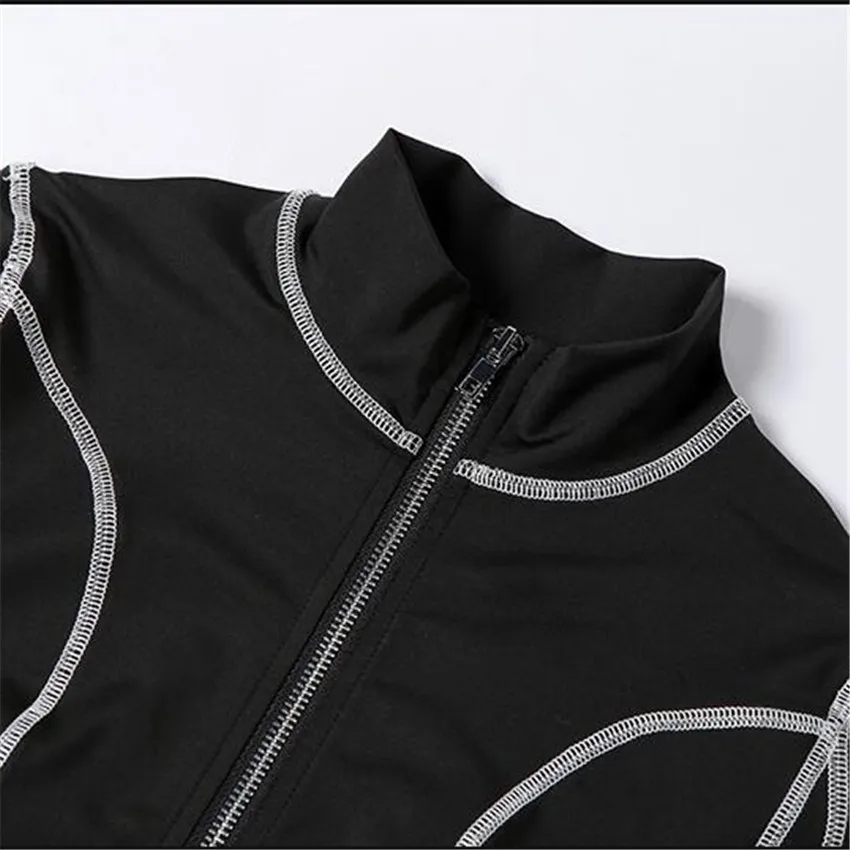 2021 Zipper Women Sport Outfit Fitness Suits Yoga Women Long Sleeve Shirt Seamless Leggings Workout Running Clothing Gym Wear
2021 Zipper Women Sport Outfit Fitness Suits Yoga Women Long Sleeve Shirt Seamless Leggings Workout Running Clothing Gym Wear