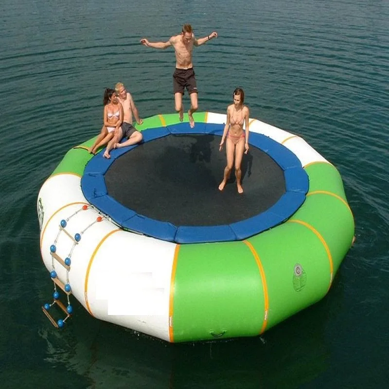 water trampoline 4 M diameter 0.6mm PVC inflatable trampoline or inflatable bouncer water park used
water trampoline 4 M diameter 0.6mm PVC inflatable trampoline or inflatable bouncer water park used