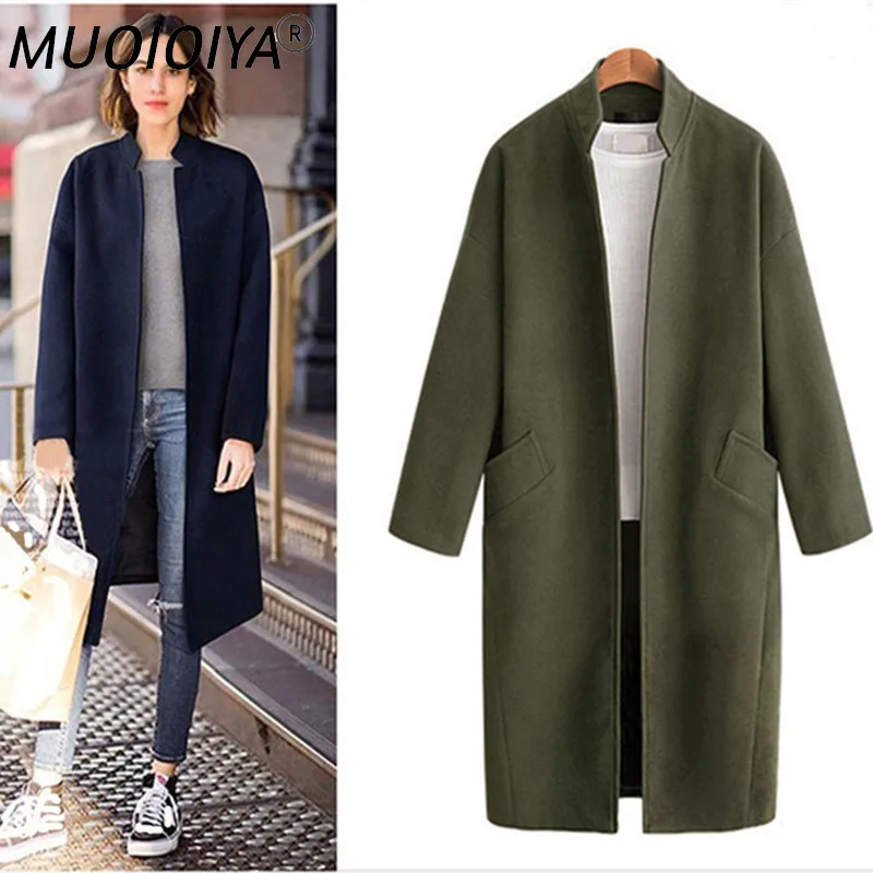 2022 Fall Winter Women Simple Classic Stand Collar Open stitch Oversized Wool Coat Female Windbreaker Outerwear Long Wool jacket
2022 Fall Winter Women Simple Classic Stand Collar Open stitch Oversized Wool Coat Female Windbreaker Outerwear Long Wool jacket