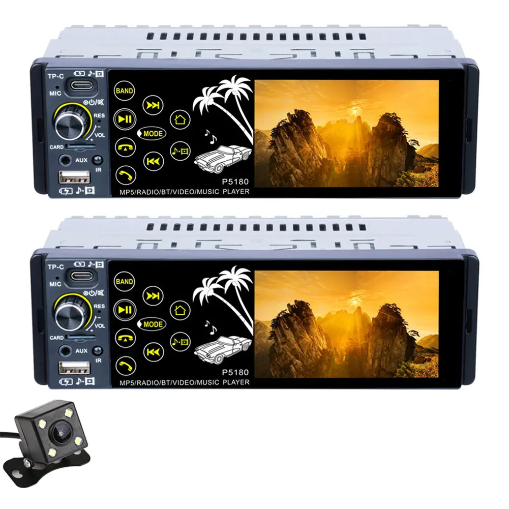 P5180 Car Stereo 3.8 inch IPS Display Multimedia Player In-Dash MP5 player Bluetooth AUX TF FM Radio Receiver Automatic audio
P5180 Car Stereo 3.8 inch IPS Display Multimedia Player In-Dash MP5 player Bluetooth AUX TF FM Radio Receiver Automatic audio