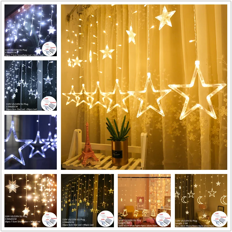 Elk Snowflake String Light LED Christmas Decor for Home Hanging Garland Christmas Tree Decor Ornament New Year 2022 Navidad Gift
Elk Snowflake String Light LED Christmas Decor for Home Hanging Garland Christmas Tree Decor Ornament New Year 2022 Navidad Gift
